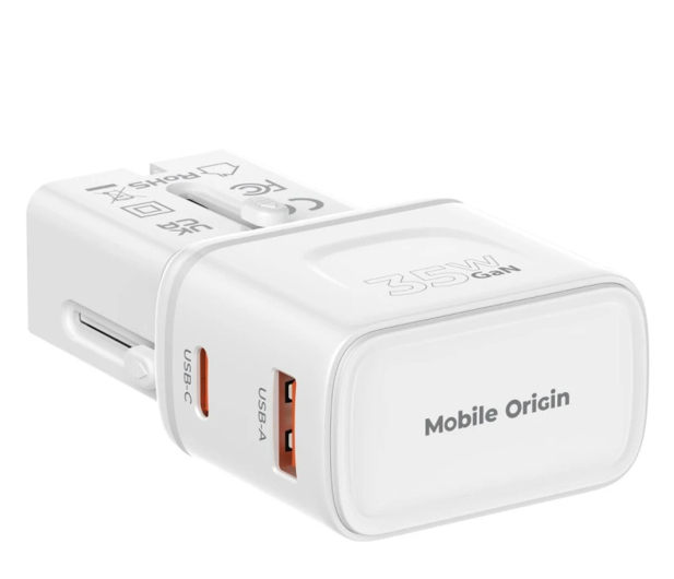Mobile Origin Travel adapter 35W EU/US/UK/AU white - 1485309 - zdjęcie 4